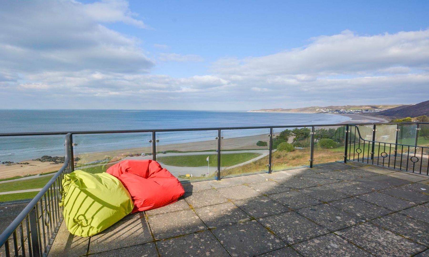 Clifton Court Apt 16 With Indoor Heated Pool & Sea Views Croyde Luaran gambar